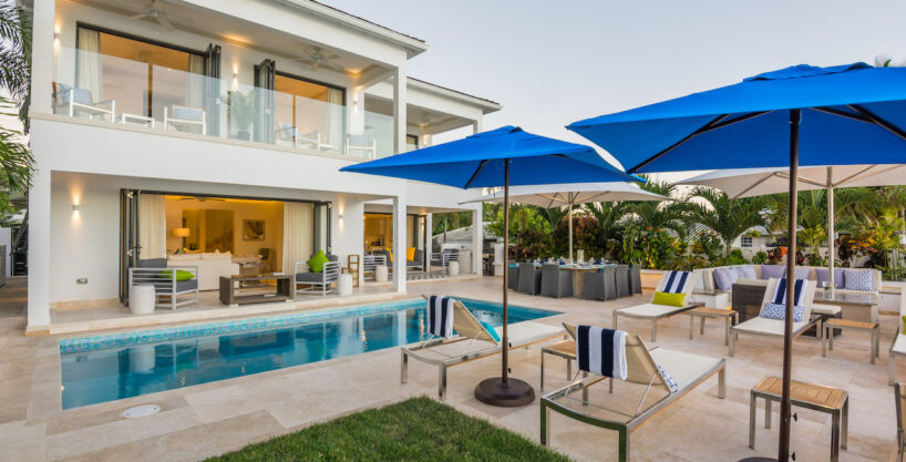 Nirvana beachfront villa in Barbados